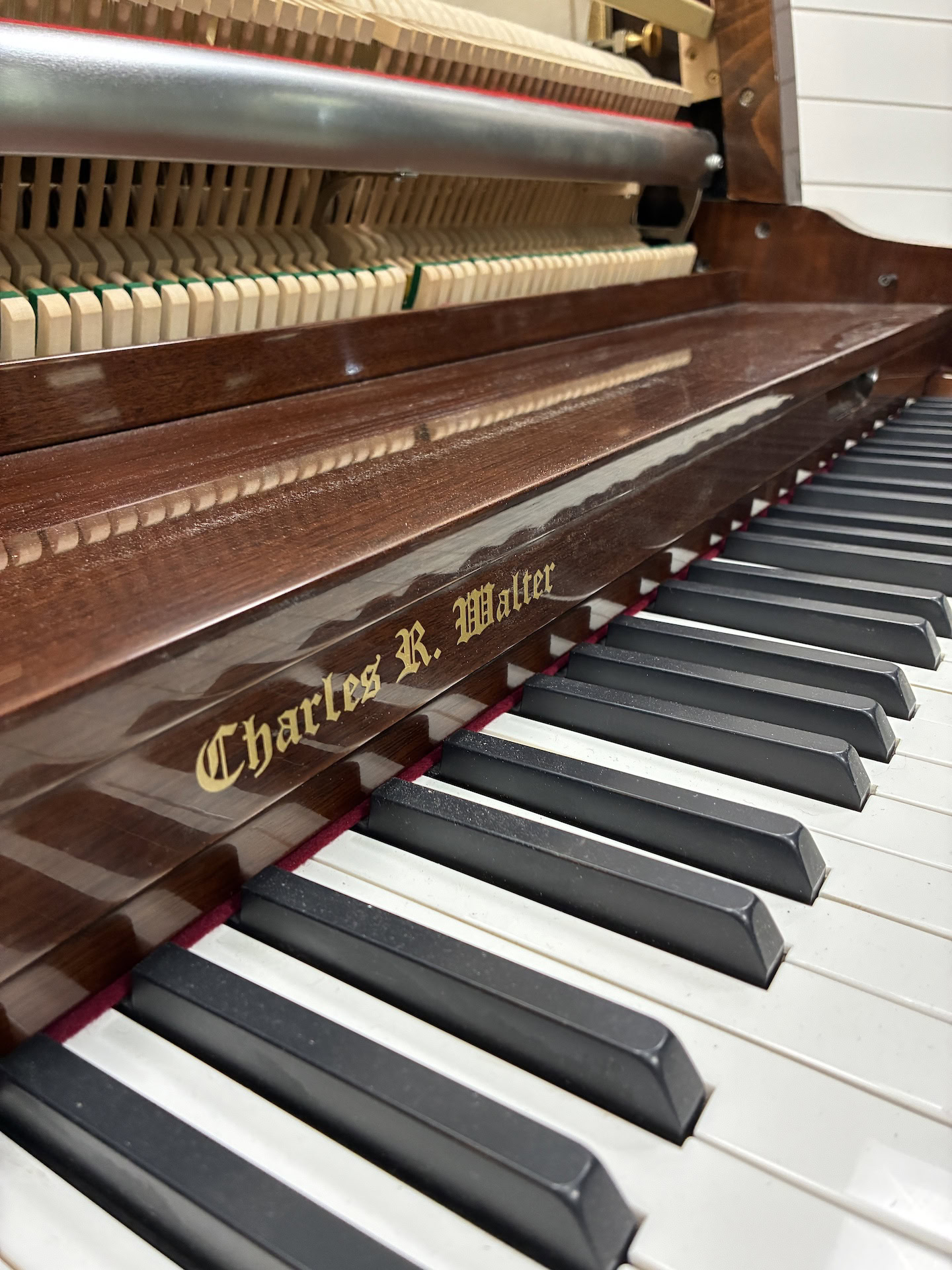 Charles R. Walter Studio Piano - Image 4