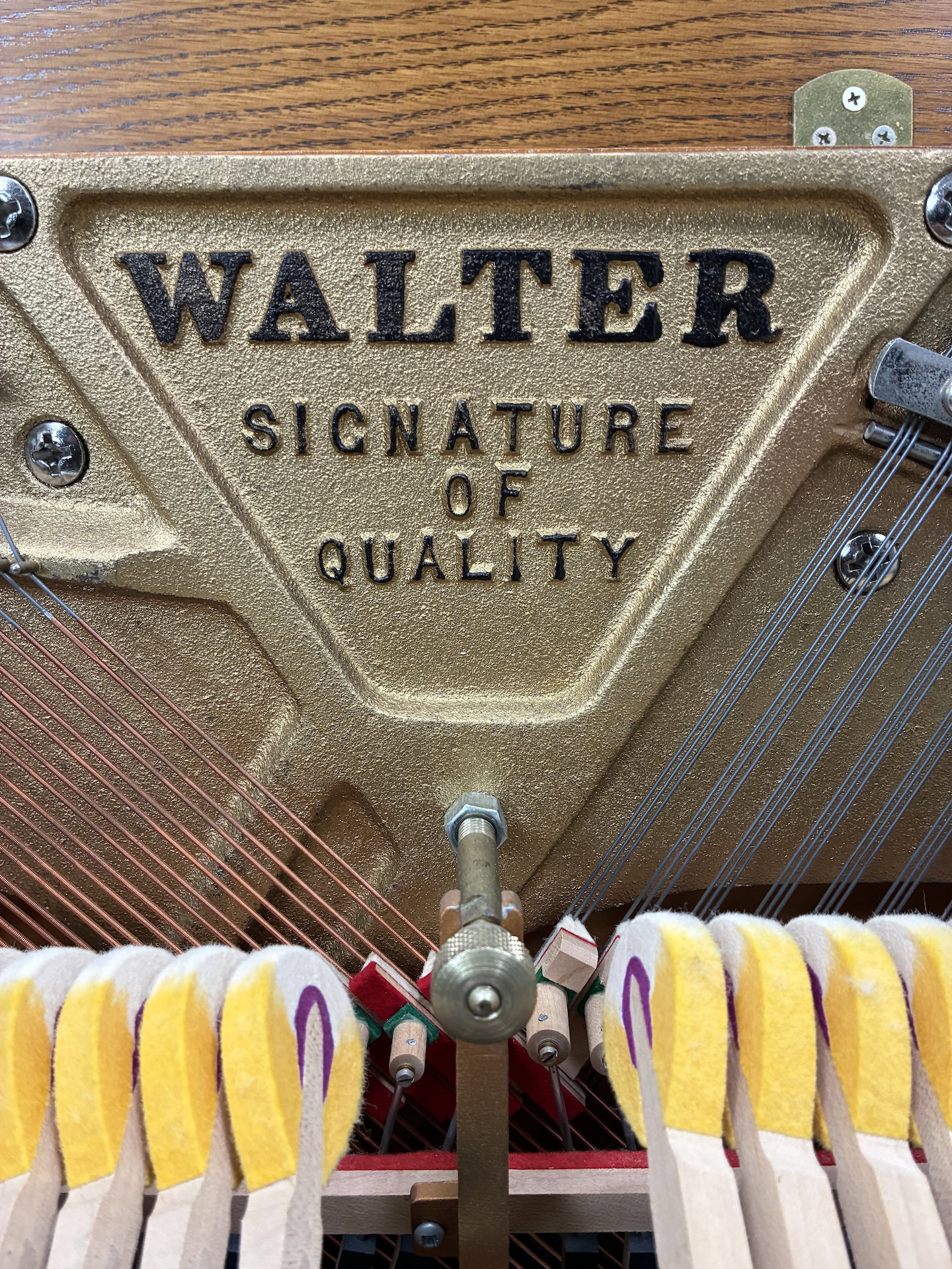 Charles R. Walter Studio Upright Piano #515108 - Image 4