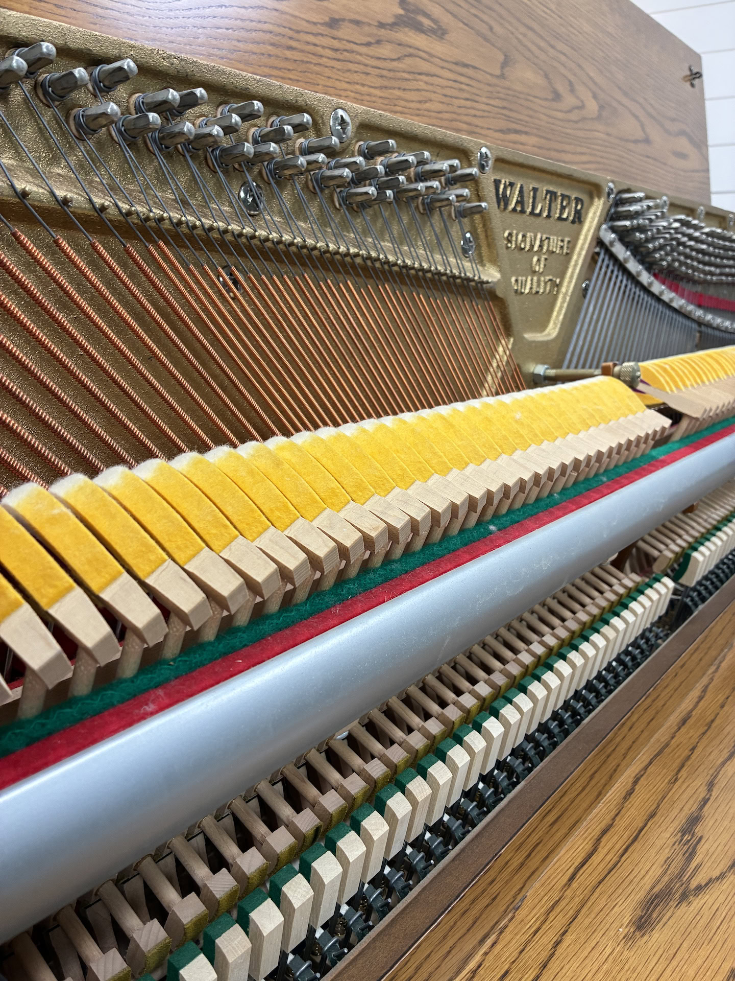 Charles R. Walter Studio Upright Piano #515108 - Image 5