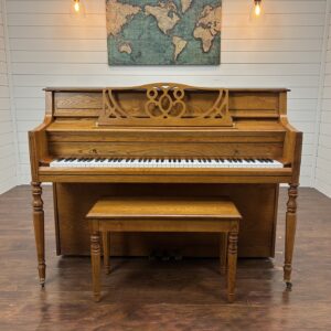 Weber WF-108 Oak Upright Piano #T00055297