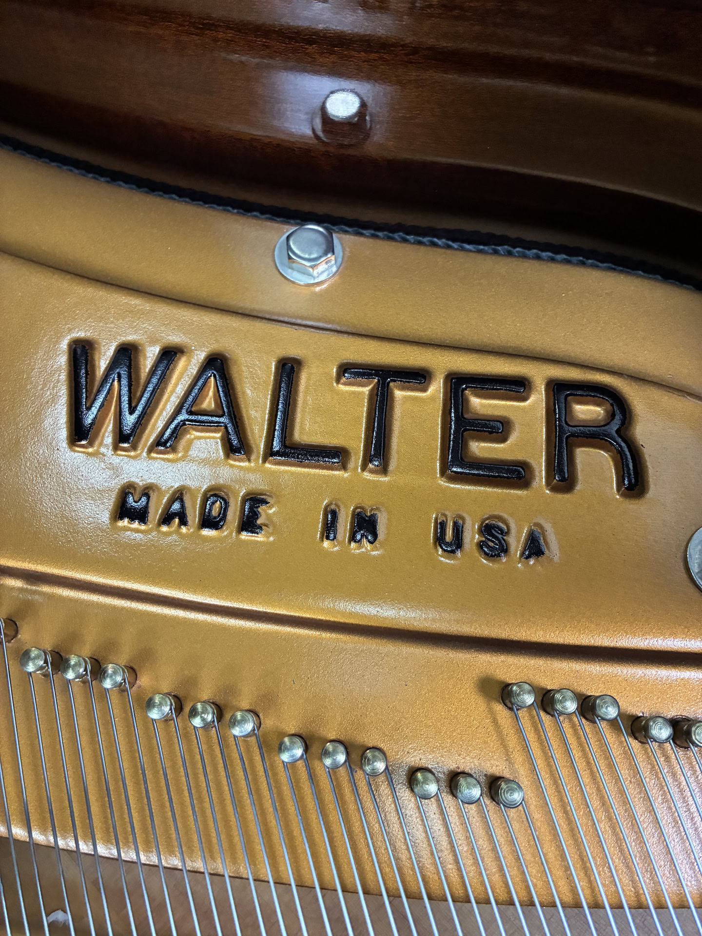 Charles R. Walter W190 Grand Piano #530893 - Image 8